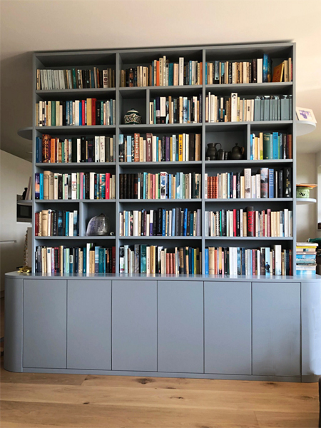 Roomdevider met tv-lift